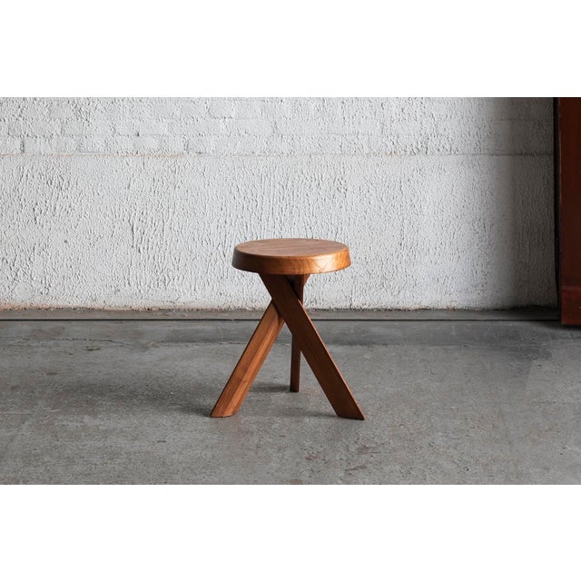 Wood French S31 Stool by Pierre Chapo, 1970s For Sale - Image 7 of 7