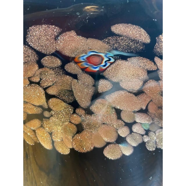 Mid 20th Century Deep Purple Murano Glass Studio Glass Bowl For Sale - Image 10 of 10