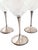 1940s Art Deco Sterling Silver and Cut Cristal Handmade Champaign Glasses, Spain, 1940s, Set of 3 For Sale - Image 5 of 18