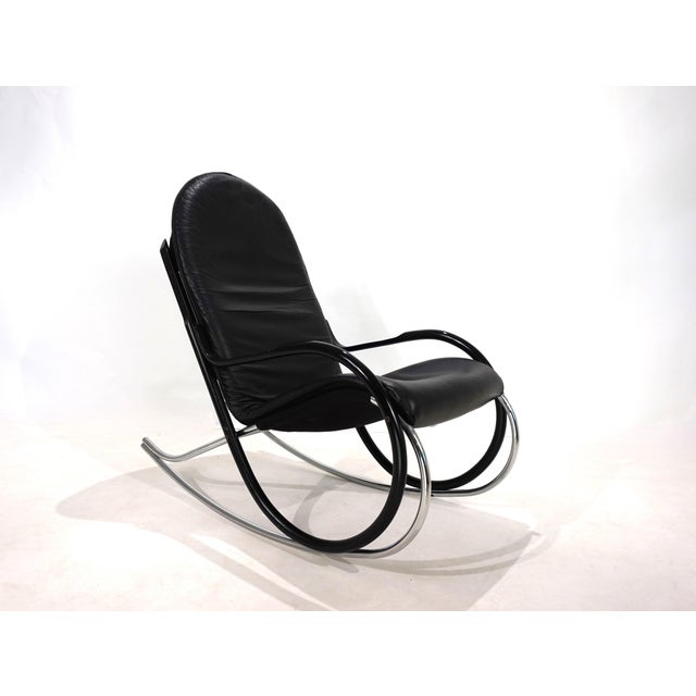 Strässle Nonna Rocking Chair by Paul Tuttle, 1972 For Sale - Image 16 of 18