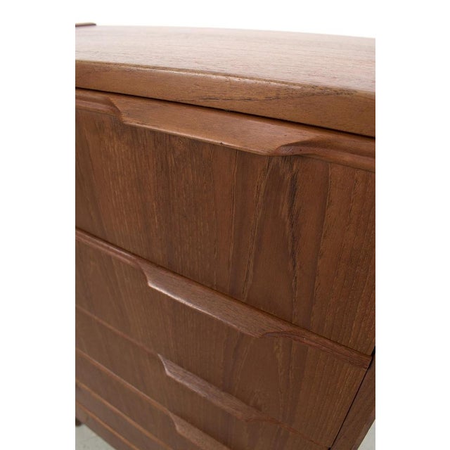 Wood Danish Teak Chest of Drawers For Sale - Image 7 of 9