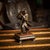 Antique 19th Century Japanese gilt bronze figure of a kawaraban by the Miyao Eisuke Company of Yokohama. The figure stands...