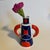 Blue Bright 1960's Cobalt Blue and Orange Bud Vase For Sale - Image 8 of 8