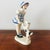 Vintage Porcelain Girl and Schnauzer/Airedale Dog Figurine, Made in Japan For Sale - Image 11 of 11