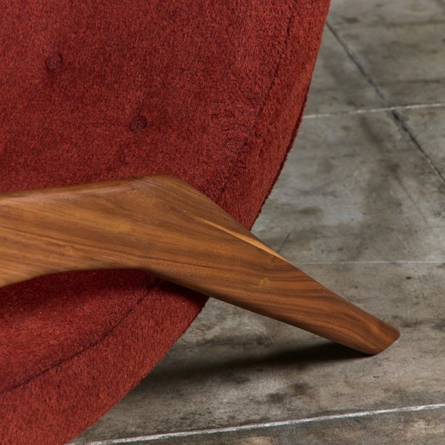 Adrian Pearsall "Crescent" Chaise Lounge for Craft Associates For Sale - Image 16 of 17