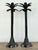 Vintage Monumental Palm Tree Candlesticks - A Pair For Sale In West Palm - Image 6 of 12