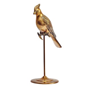 Brass Bird on Perch For Sale