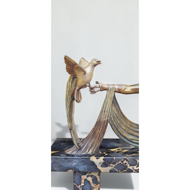 Molins, Art Deco Sculpture, 1920s, Bronze For Sale - Image 4 of 10