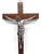 Large-format crucifix with a three-dimensional figure of Jesus, cast in silver-plated metal. A striking religious object...