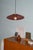 Medium Ufo Wine Red Flat Fiber Pattern Lamp by Atelier Robotiq For Sale - Image 4 of 8