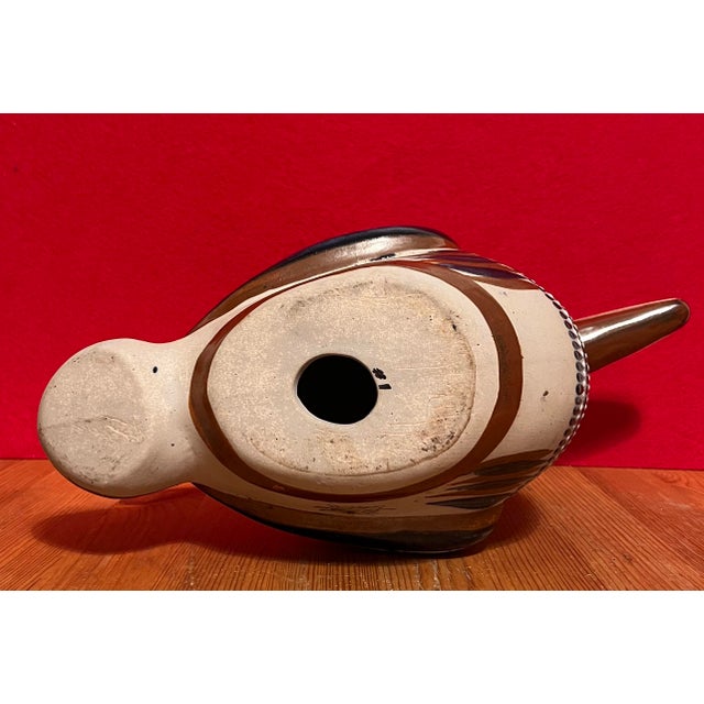 Ceramic Ceramic Bird by Santana, Tonala, 1980s For Sale - Image 7 of 11