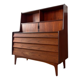Secretary in Teak from Denmark For Sale