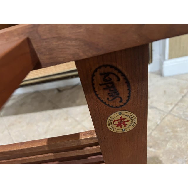 1990s Stickley Arts & Crafts Spindle High Back Armchair For Sale - Image 12 of 12