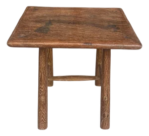 Andrianna Shamaris Mid-Century Couture Wabi Sabi Side Table