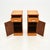 Mid-Century Modern Art Deco Satinwood and Walnut Bedside Tables, 1930, Set of 2 For Sale - Image 3 of 10