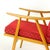 Red Mid-Century Modern Boomerang Chair from Ton, Czechoslovakia, 1960s For Sale - Image 8 of 11