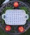 White Late 20th Century Portugal Ceramic Basket Weave Tray For Sale - Image 8 of 13