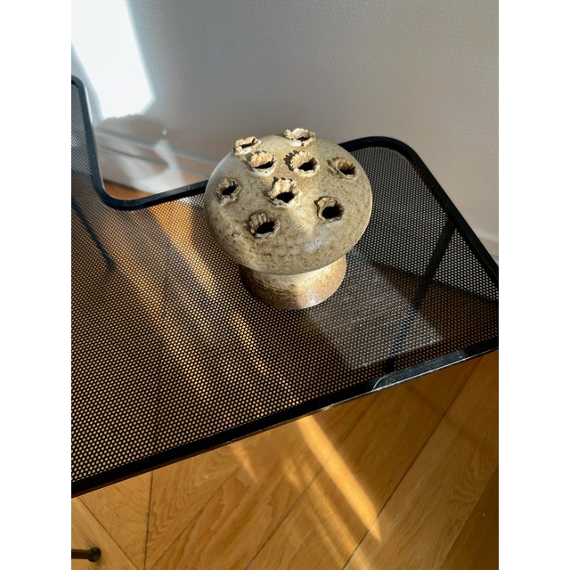 Vintage ceramic vase, handmade by Rudi Stahl at the Margarethenhöhe Keramische Werkstatt workshops (West Germany) in the...