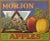 Art Deco 1940s American Apple Fruit Crate Label, Morjon For Sale - Image 3 of 4