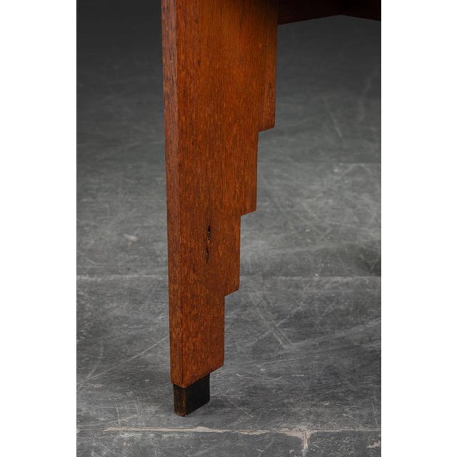 Vintage Amsterdam School Side Table, 1920s For Sale - Image 6 of 11