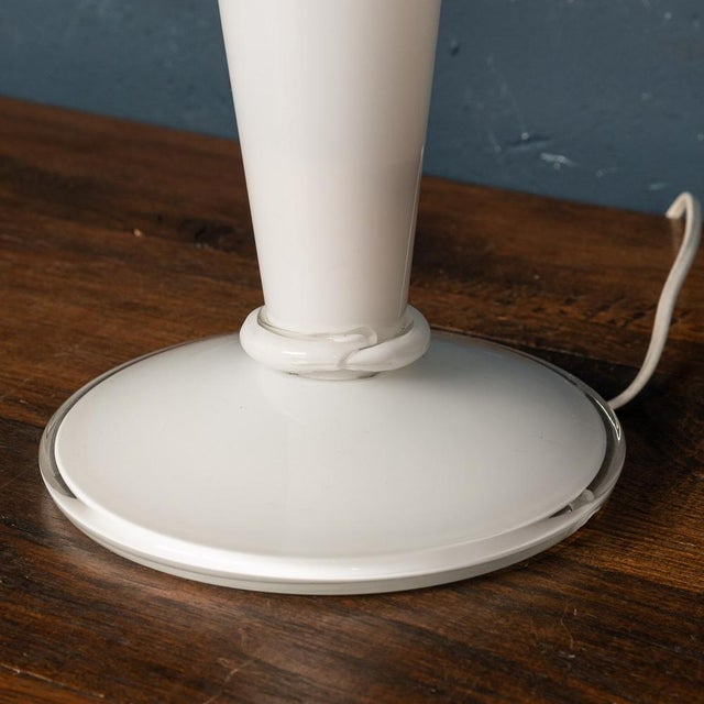 Vintage Italian Murano Glass Table Lamp, 1990 For Sale - Image 10 of 12