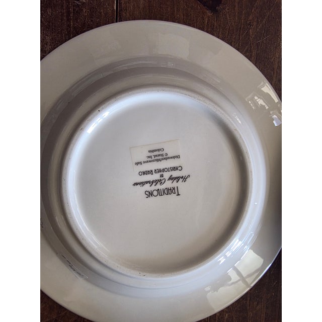 Seven Vintage Christmas Bowls For Sale - Image 4 of 8