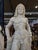 Figures on Round Bases in Solid Carrara Marble, Set of 2 For Sale - Image 3 of 15