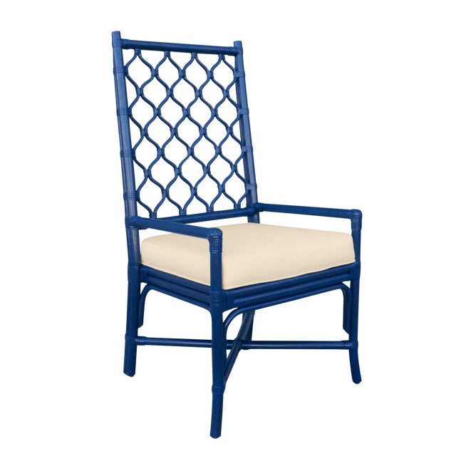  Selamat  Designs Blue Ambrose Arm Chair Chairish