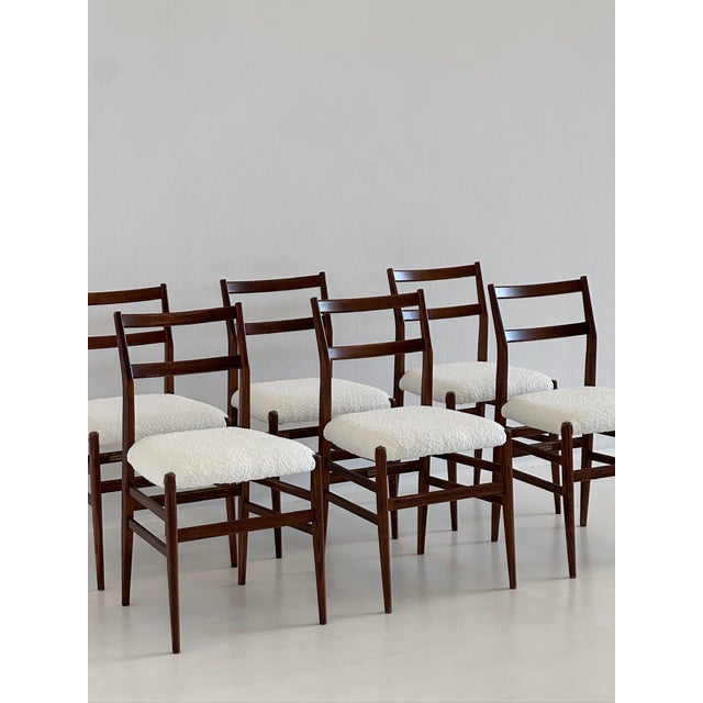Leggera Dining Chairs by Gio Ponti for Cassina, 1950s, Set of 6 For Sale - Image 11 of 15
