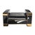 Not Yet Made - Made To Order "Semiretta" Ottoman With Bronze, Polished Ebony, Stainless Steel For Sale - Image 5 of 6