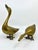Traditional Vintage Solid Brass Duck Decorative Statues- A Set of 2 For Sale - Image 3 of 5