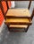 Vintage Dark Wood & Cane Open Shelving With Drawer For Sale In Philadelphia - Image 6 of 9