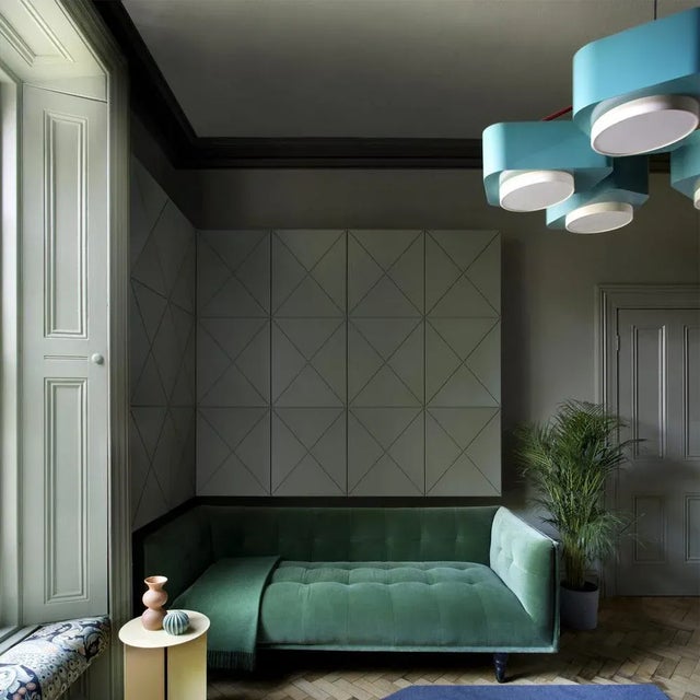 Contemporary Carousel 5 Arms Suspension Lamp by Utu Soulful Lighting For Sale - Image 3 of 5