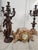 Metal Fabulous French Bronze Trio Antique Clock and 2 Candelabras For Sale - Image 7 of 10