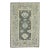 Early 21st Century Gray Floral Design Handwoven Wool Turkish Oushak Rug 2'11" X 4'9" For Sale
