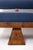 3-Seater Sofa in Ash Wood and Blue Mohair Velvet For Sale - Image 5 of 11