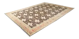 Vintage Turkish Pastel Oushak Rug-10’3’x13’11"