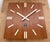 Vintage Brown Wooden Wall Clock from Pragotron, 1980s For Sale - Image 9 of 16
