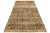 Tribal Vintage Hand-Knot Wool Grid Motif Area Rug in Earthy Tones & Slate Blue Accents For Sale - Image 3 of 9