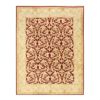 2020s Red Persian Mahal Design Rug For Sale