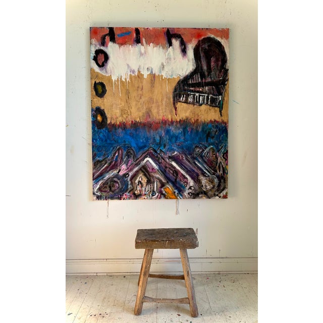Abstract Painting by Roderick Coles For Sale - Image 10 of 11