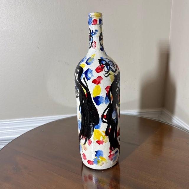 Peter Keil 1970s Peter Keil Abstract Bottle Painted Sculpture For Sale - Image 4 of 6