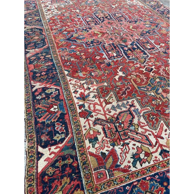 Large Heriz Rug, 1890s For Sale - Image 9 of 18