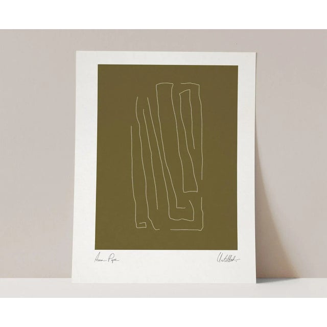 Contemporary Abstract Lines Giclee Print For Sale - Image 4 of 5