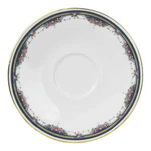 Imperial Royal Doulton Bone China Saucer With Floral and Gold Design - England
