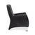 Set of Model 322 Armchair and Ottoman in Black Leather from Rolf Benz For Sale - Image 14 of 18