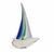 Murano Glass Sailing Boat, 1980s For Sale - Image 9 of 18