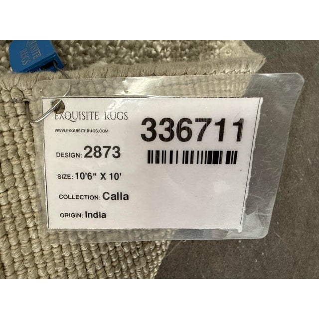 9ft 11in × 10ft 4in Exquisite Rugs Calla Collection Design #2873 Area Rug For Sale - Image 9 of 12