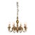 Antique French Louis XIV Gilt Bronze 8 Light Chandelier C1900 For Sale