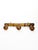 Decorative French wooden wall-mounted coat rack dating from the 1940s, characterized by a simple rustic construction and a...